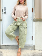 First Rodeo Pants-150 PANTS-EASEL-Heathered Boho Boutique, Women's Fashion and Accessories in Palmetto, FL