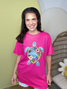 Rhinestone Sea Turtle Graphic Tee-130 Graphic Tees-Heathered Boho-Heathered Boho Boutique, Women's Fashion and Accessories in Palmetto, FL