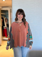 Harvest Fest Top-120 Long Sleeve Tops-Easel-Heathered Boho Boutique, Women's Fashion and Accessories in Palmetto, FL