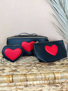 Flattering Cosmetic Bag Set-320 Bags-Tops Handbags-Heathered Boho Boutique, Women's Fashion and Accessories in Palmetto, FL