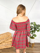 Tartan Dress-230 Dresses/Jumpsuits/Rompers-Simply Southern-Heathered Boho Boutique, Women's Fashion and Accessories in Palmetto, FL