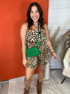 Wild Babe Romper-230 DRESSES/JUMPSUITS/ROMPERS-TIMING-Heathered Boho Boutique, Women's Fashion and Accessories in Palmetto, FL