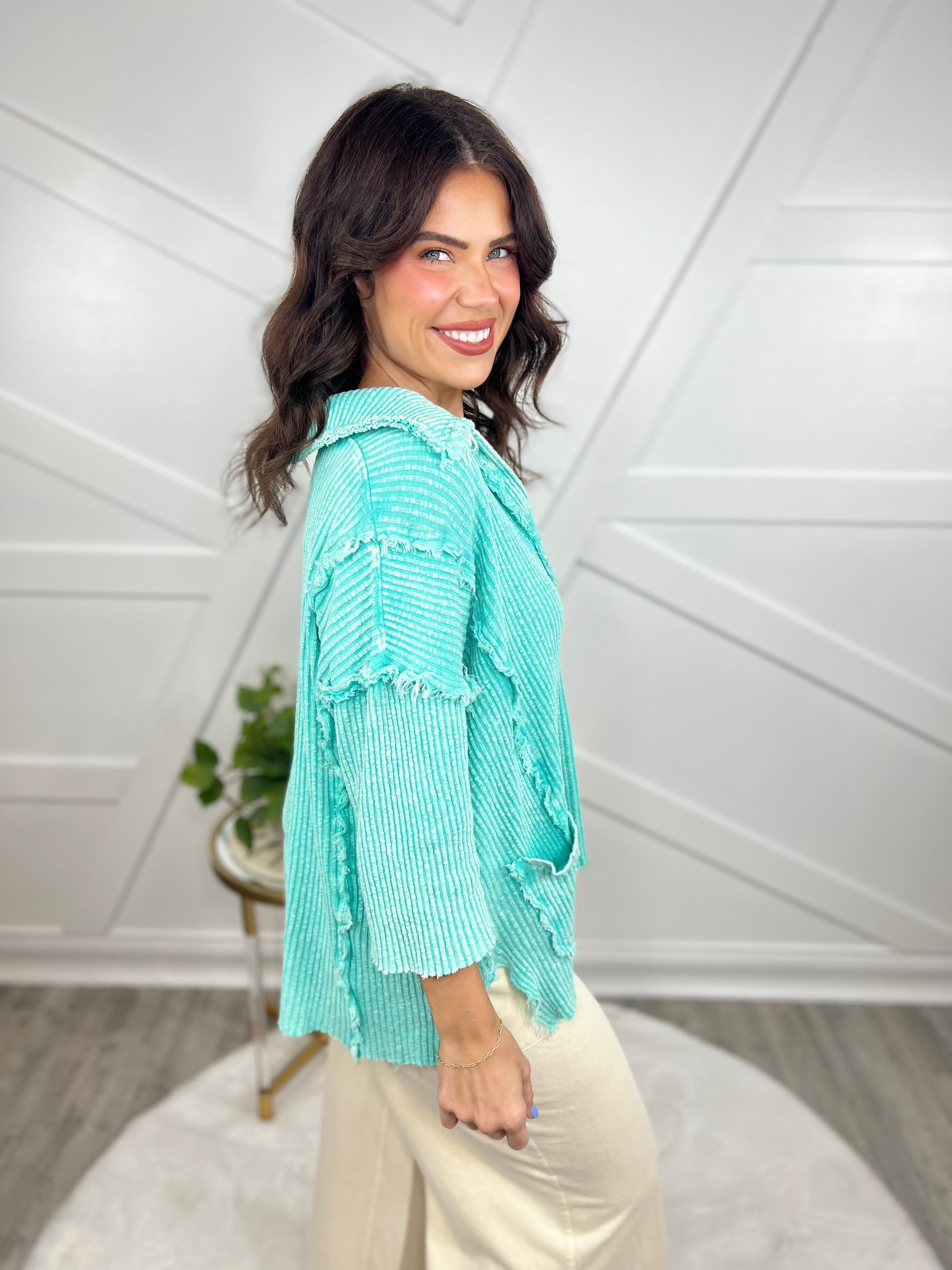 No Issues Here Pullover-120 Long Sleeve Tops-Easel-Heathered Boho Boutique, Women's Fashion and Accessories in Palmetto, FL