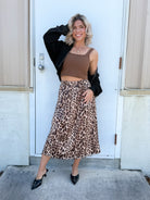Kyleigh Cheetah Skirt-170 Skort/ Skirt-Blakeley-Heathered Boho Boutique, Women's Fashion and Accessories in Palmetto, FL