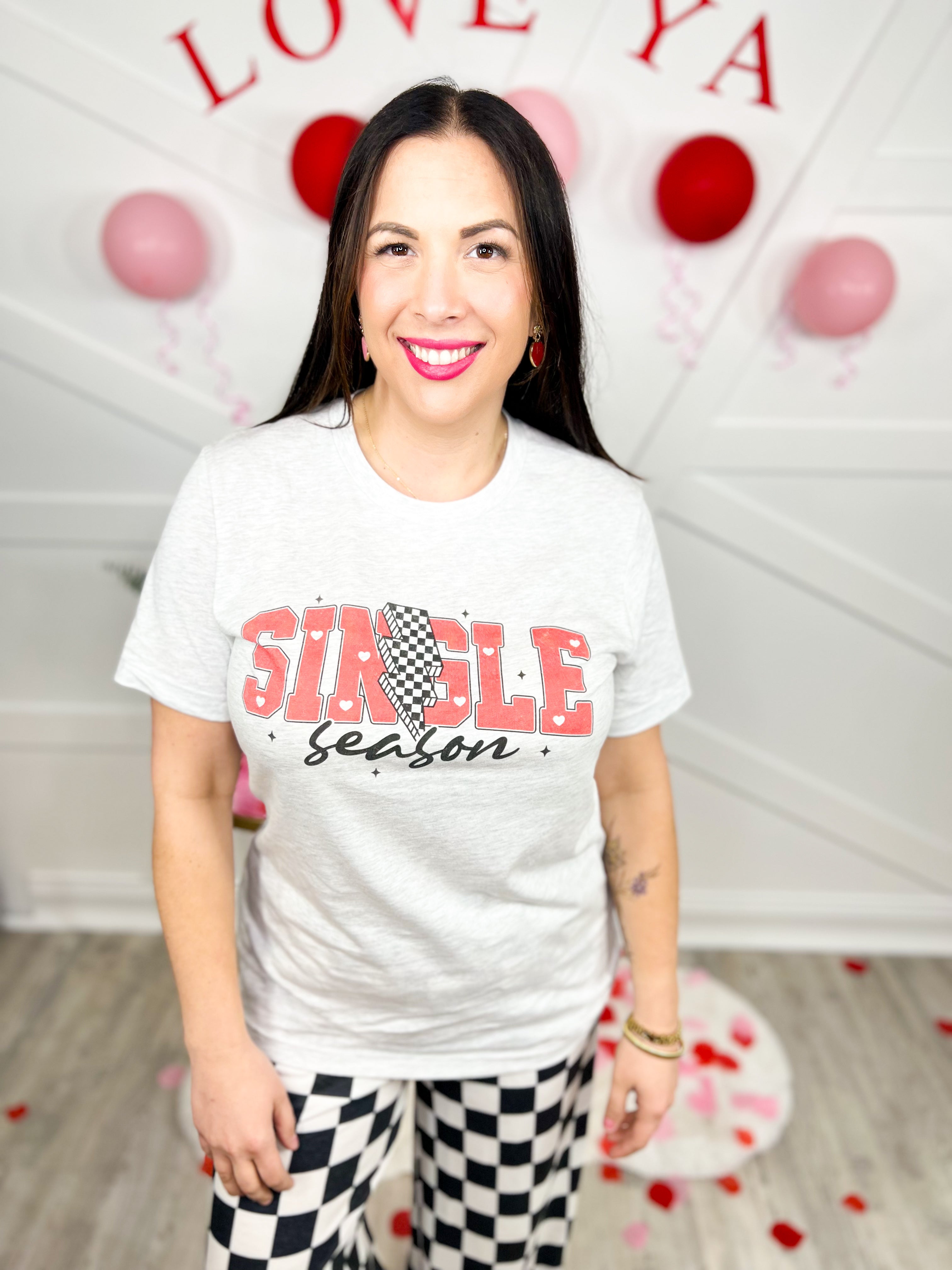 Single Season Graphic Tee-130 Graphic Tees-Heathered Boho-Heathered Boho Boutique, Women's Fashion and Accessories in Palmetto, FL