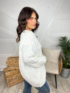 Speckled Cardigan-220 Cardigans/ Kimonos-White Birch-Heathered Boho Boutique, Women's Fashion and Accessories in Palmetto, FL