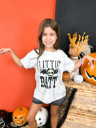 YOUTH - Little Batty Graphic Tee-130 Graphic Tees-Heathered Boho-Heathered Boho Boutique, Women's Fashion and Accessories in Palmetto, FL