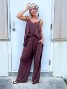 Cocoa Comfort Set-240 Activewear/Sets-BLAKELEY-Heathered Boho Boutique, Women's Fashion and Accessories in Palmetto, FL