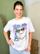 Bite Me Graphic Tee-130 GRAPHIC TEE-Heathered Boho-Heathered Boho Boutique, Women's Fashion and Accessories in Palmetto, FL