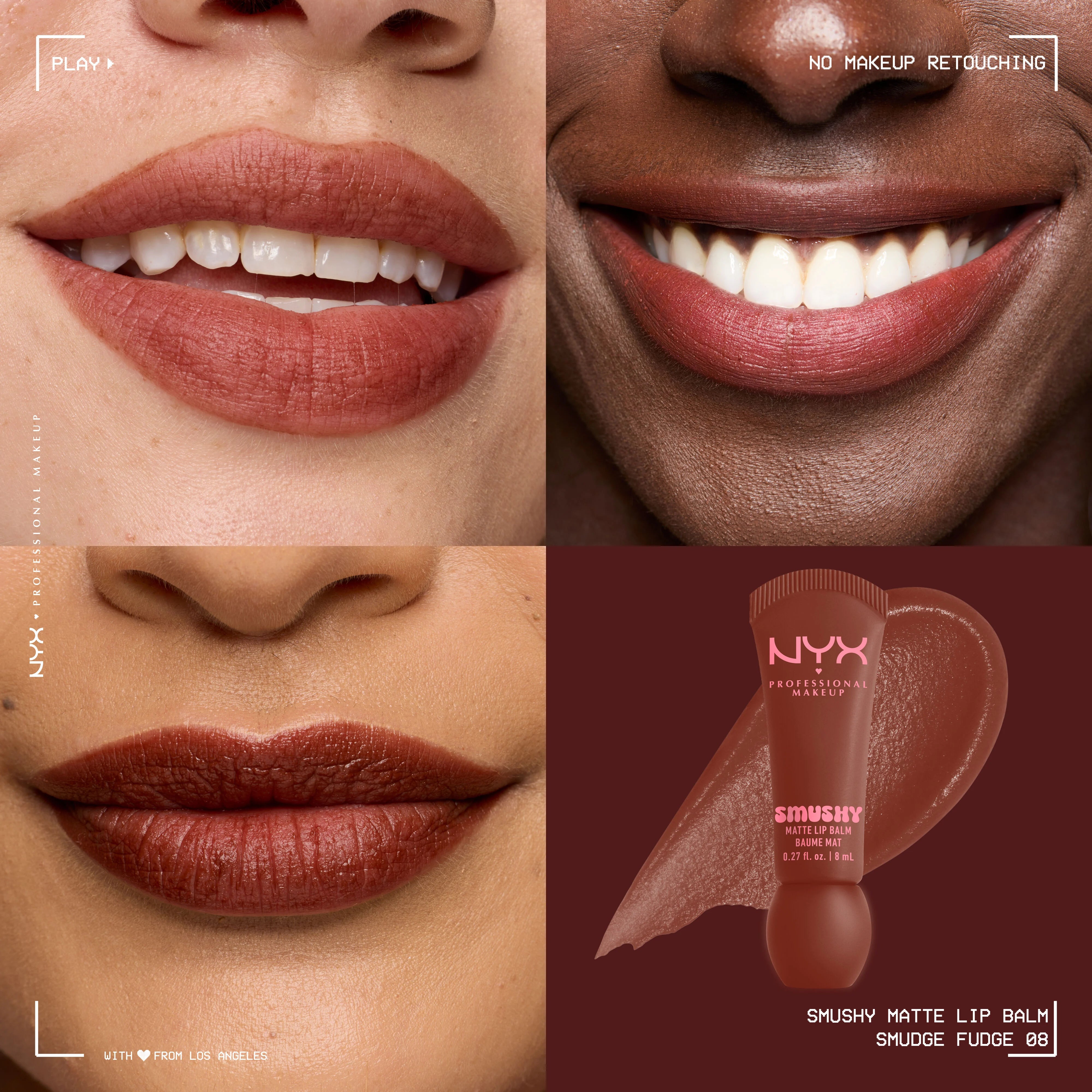 NYX Smushy Matte Lip Balm-340 Other Accessories-Joia Trading-Heathered Boho Boutique, Women's Fashion and Accessories in Palmetto, FL