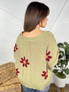 RESTOCK : Blooming Sweater-125 Sweater-Pol-Heathered Boho Boutique, Women's Fashion and Accessories in Palmetto, FL