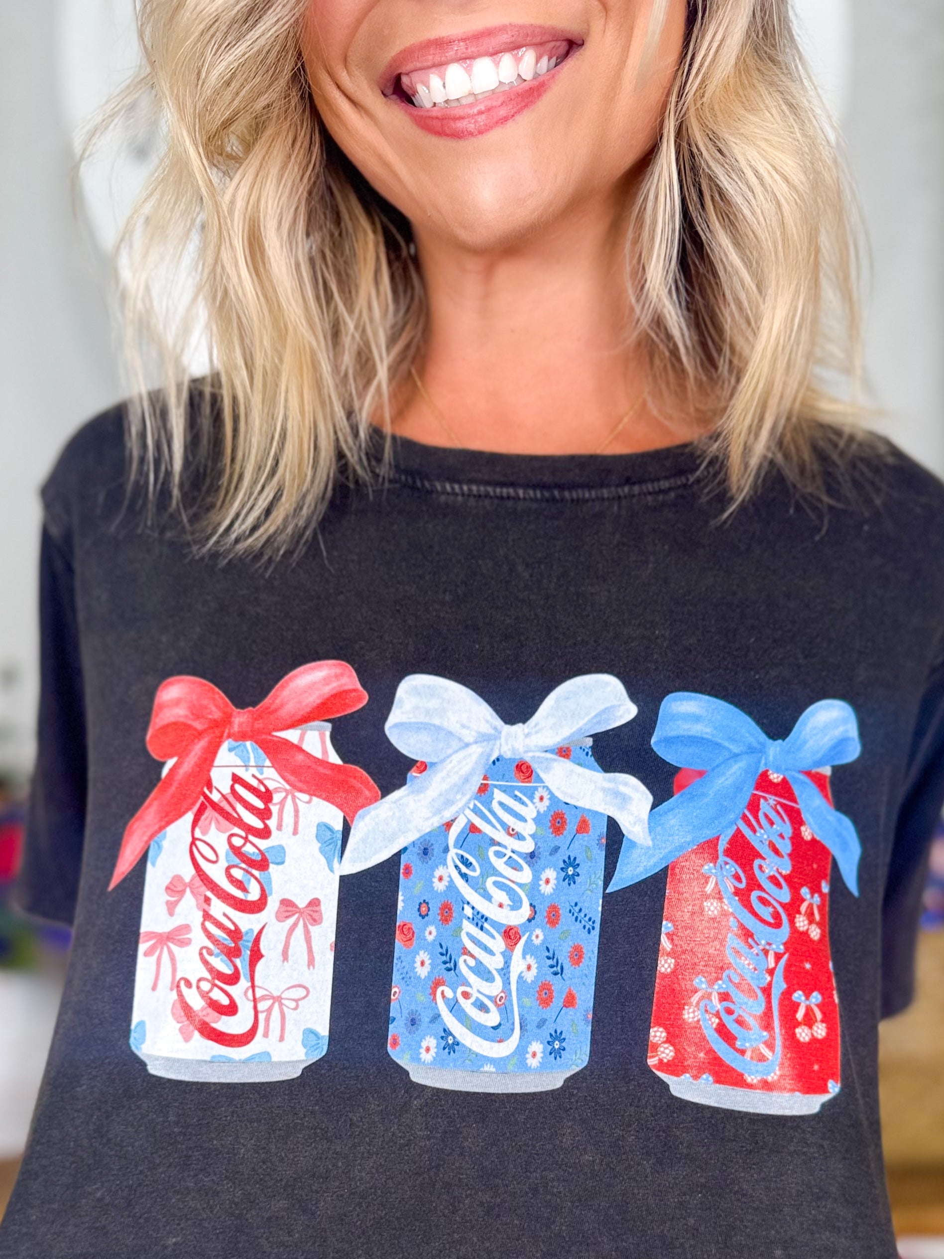 Cola 4th of July Graphic Tee-130 Graphic Tees-Heathered Boho-Heathered Boho Boutique, Women's Fashion and Accessories in Palmetto, FL