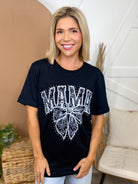 Mama With Bling Graphic Tee-130 Graphic Tees-Lucky & Blessed Life-Heathered Boho Boutique, Women's Fashion and Accessories in Palmetto, FL