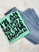 Overthinker IDGAFer Graphic Tee-130 Graphic Tees-Heathered Boho-Heathered Boho Boutique, Women's Fashion and Accessories in Palmetto, FL