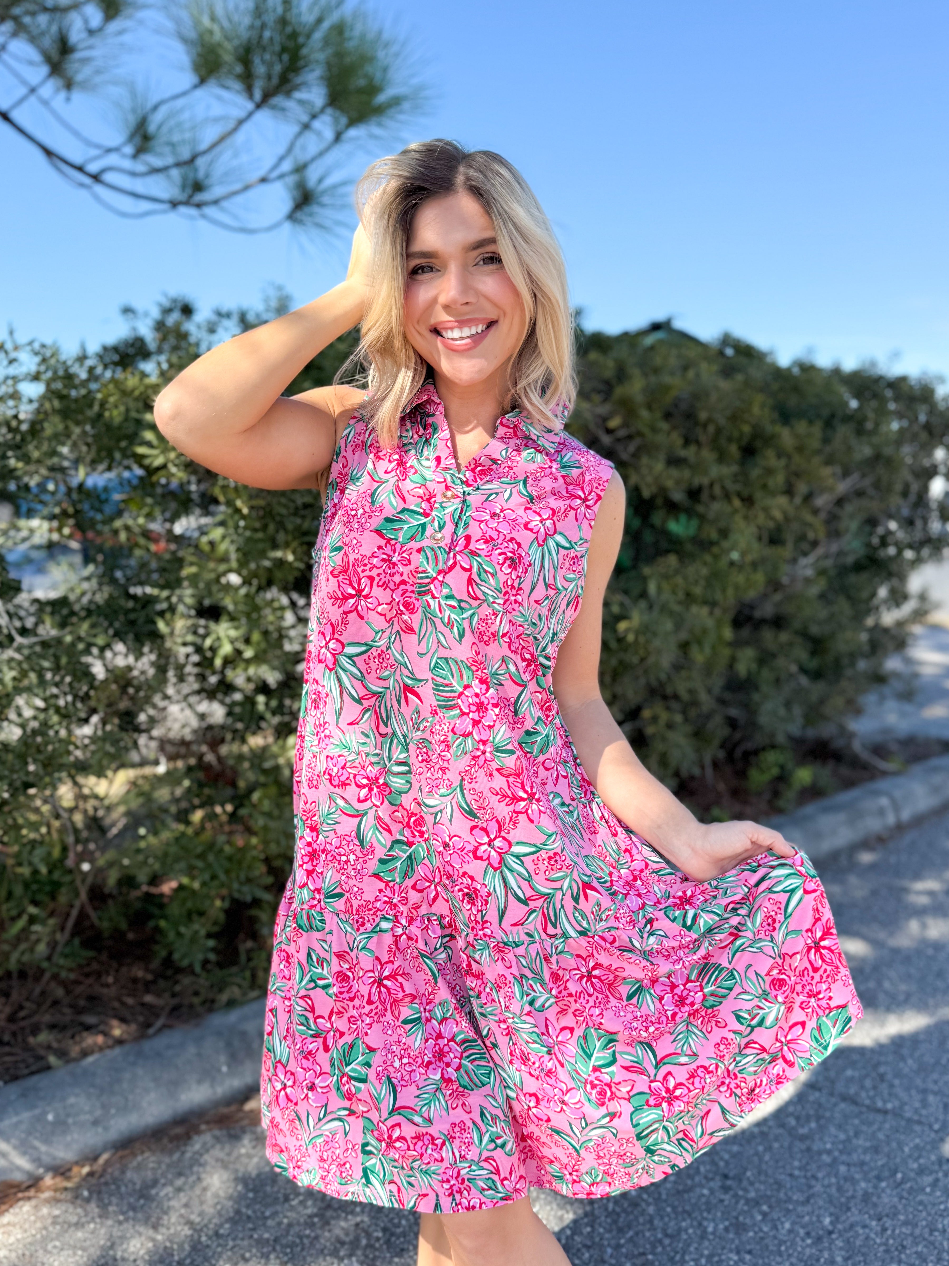 First Bloom Dress-230 DRESSES/JUMPSUITS/ROMPERS-DEAR SCARLETT-Heathered Boho Boutique, Women's Fashion and Accessories in Palmetto, FL