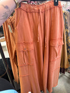 RESTOCK : Feeling Good Utility Pull On Pants-150 PANTS-Easel-Heathered Boho Boutique, Women's Fashion and Accessories in Palmetto, FL