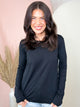 The Everyday Essential Long Sleeve Top-120 LONG SLEEVE TOPS-ZENANA-Heathered Boho Boutique, Women's Fashion and Accessories in Palmetto, FL