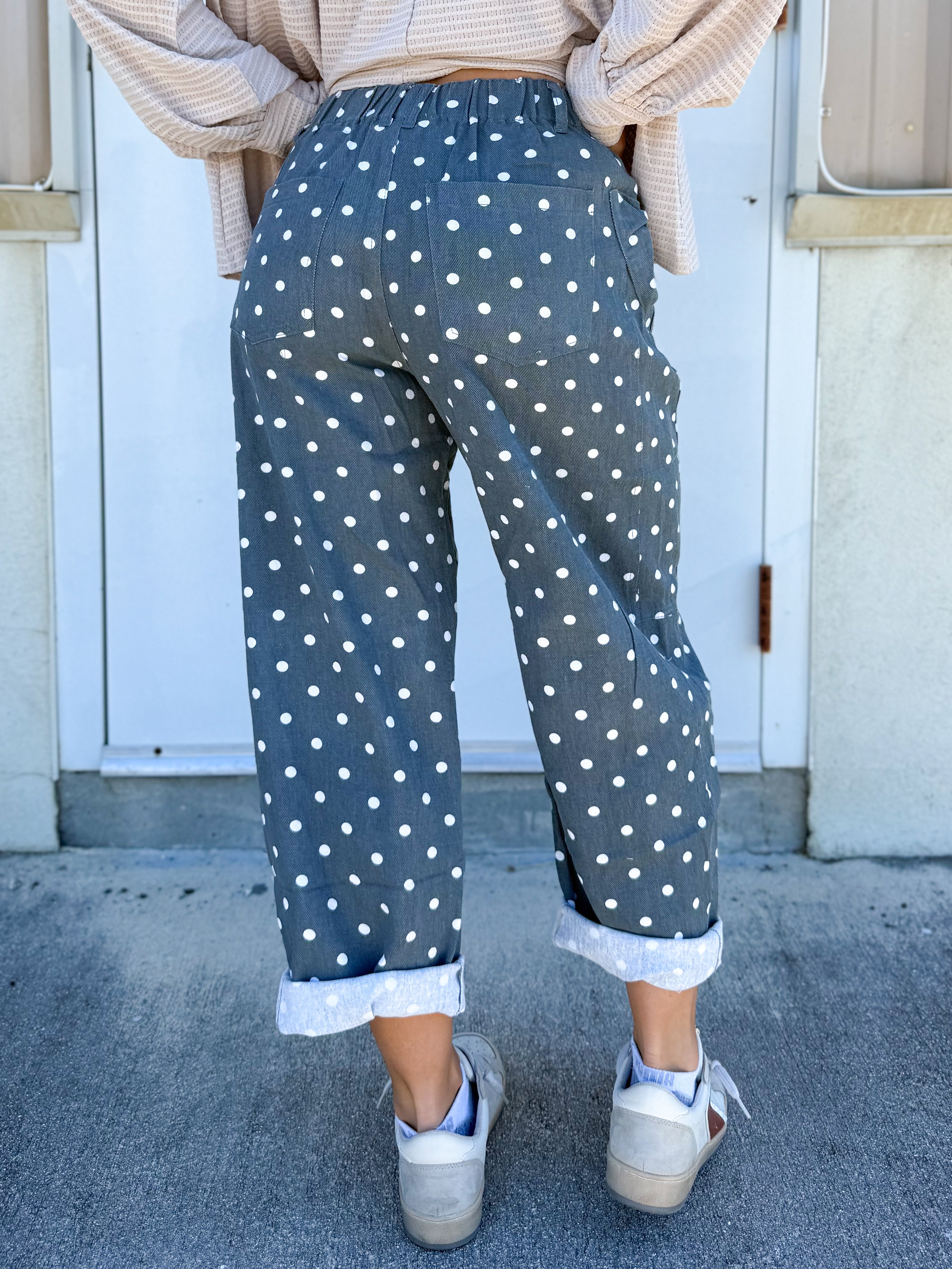 Spot On Denim Pants-150 PANTS-ODDI-Heathered Boho Boutique, Women's Fashion and Accessories in Palmetto, FL
