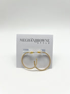 Ruth Hoop Earring-310 Jewelry-Meghan Browne Style-Heathered Boho Boutique, Women's Fashion and Accessories in Palmetto, FL