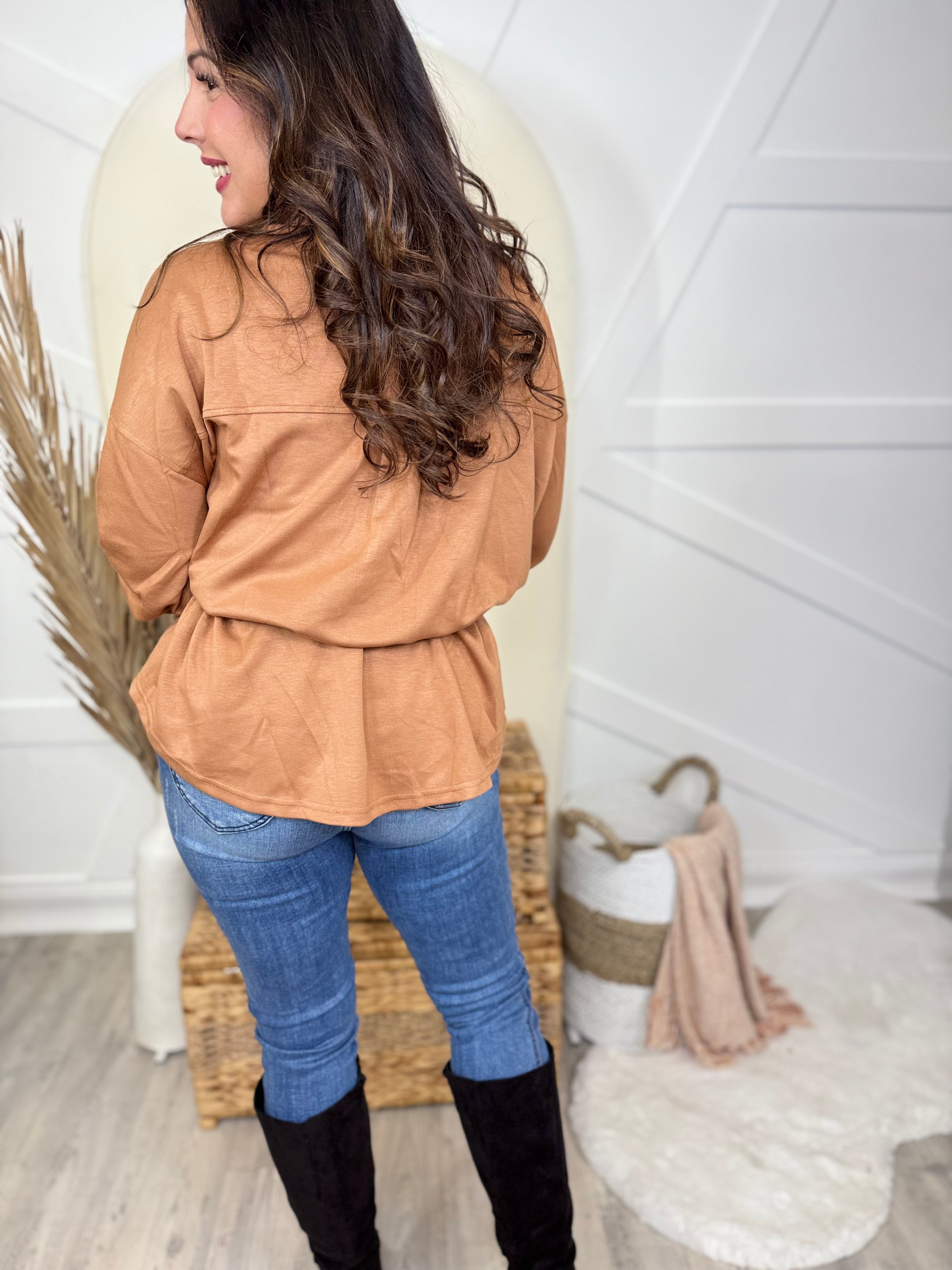 Restock: Mind Your Own Jacket-200 Jackets/Shackets-White Birch-Heathered Boho Boutique, Women's Fashion and Accessories in Palmetto, FL