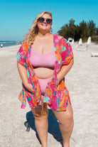 Beach Ready Coverup-220 Cardigans/ Kimonos-White Birch-Heathered Boho Boutique, Women's Fashion and Accessories in Palmetto, FL