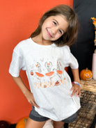 YOUTH - Dancing Ballerina Skellies Graphic Tee-130 Graphic Tees-Heathered Boho-Heathered Boho Boutique, Women's Fashion and Accessories in Palmetto, FL