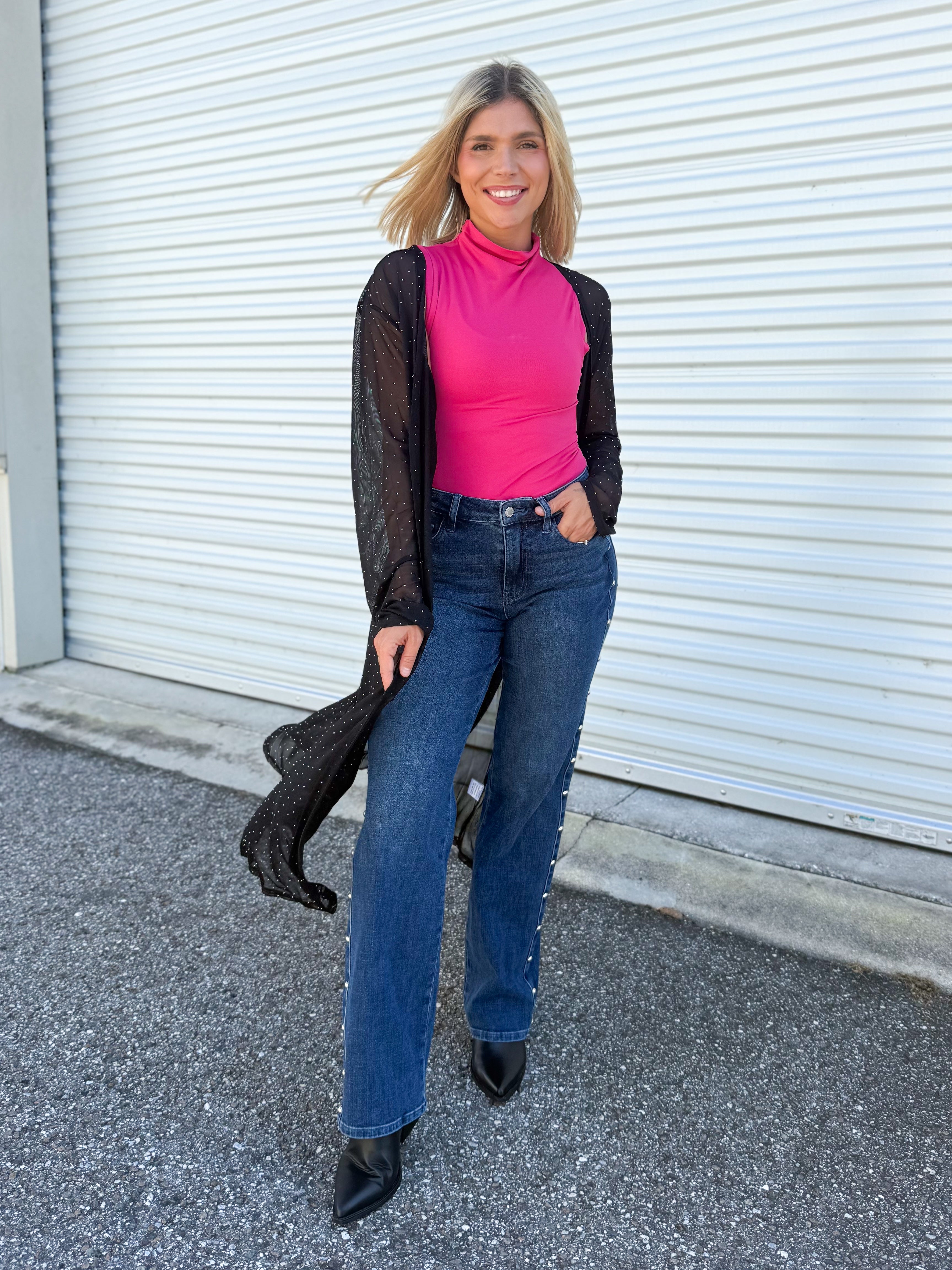 Brightening Duster Cardigan-220 Cardigans/ Kimonos-Origami Apparel-Heathered Boho Boutique, Women's Fashion and Accessories in Palmetto, FL