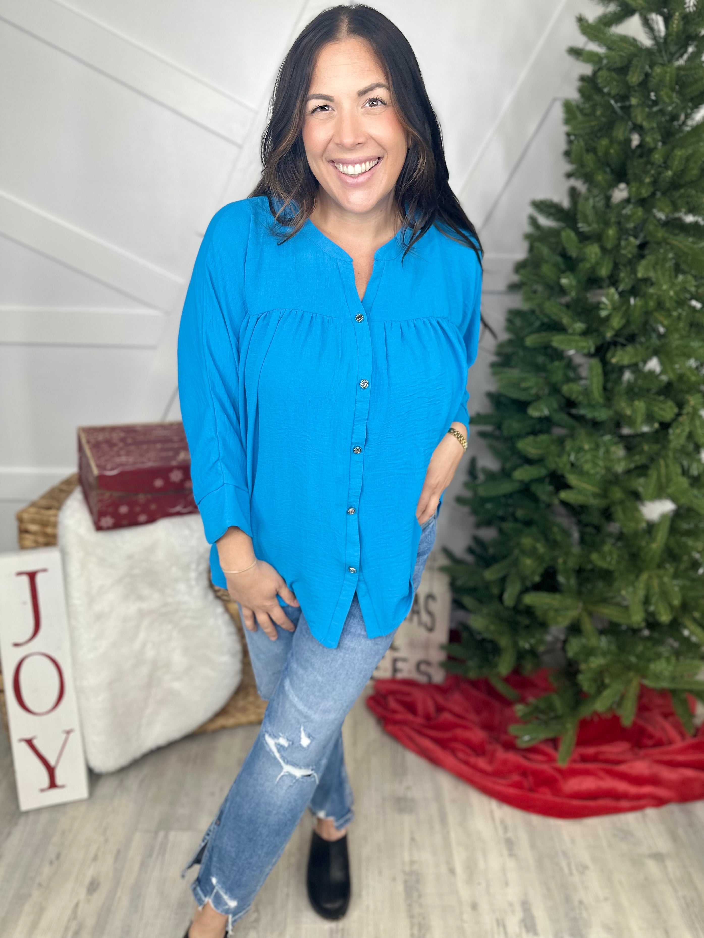 As You Wish Top-120 Long Sleeve Tops-Sew In Love-Heathered Boho Boutique, Women's Fashion and Accessories in Palmetto, FL