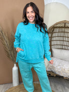 Restock: Easy Does It Joggers-150 PANTS-ZENANA-Heathered Boho Boutique, Women's Fashion and Accessories in Palmetto, FL