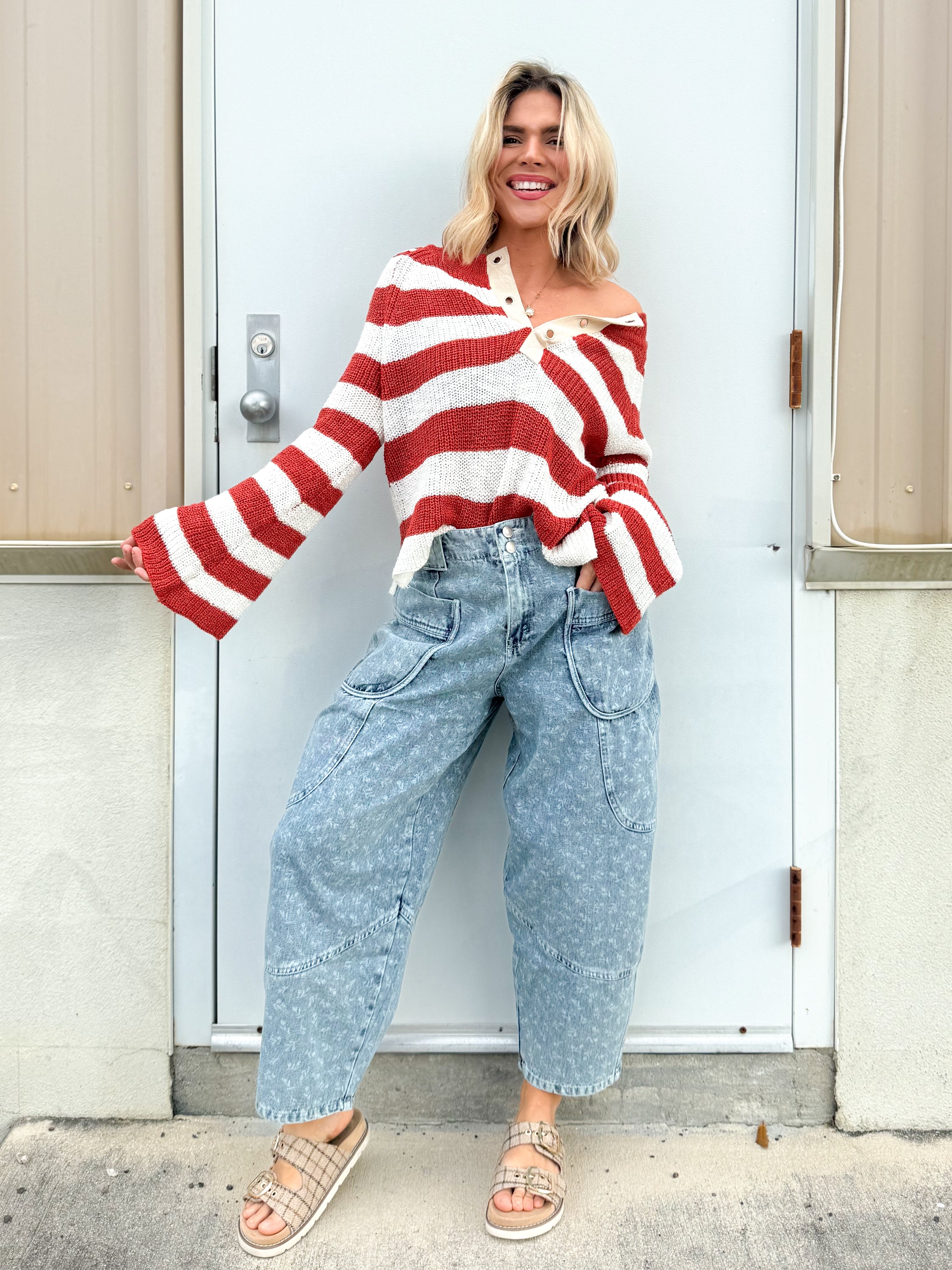First Rodeo Pants-150 PANTS-EASEL-Heathered Boho Boutique, Women's Fashion and Accessories in Palmetto, FL
