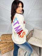 Merry Christmas Sweater-125 Sweater-Mello-Heathered Boho Boutique, Women's Fashion and Accessories in Palmetto, FL