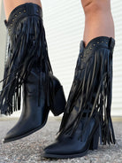Cattle Boots - Black-350 SHOES-Top Guy-Heathered Boho Boutique, Women's Fashion and Accessories in Palmetto, FL