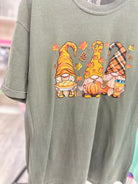 Fall Gnomes Graphic Tee-130 Graphic Tees-Heathered Boho-Heathered Boho Boutique, Women's Fashion and Accessories in Palmetto, FL