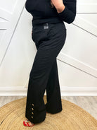 Restock: Gala Pants - Black-150 PANTS-DEAR SCARLETT-Heathered Boho Boutique, Women's Fashion and Accessories in Palmetto, FL