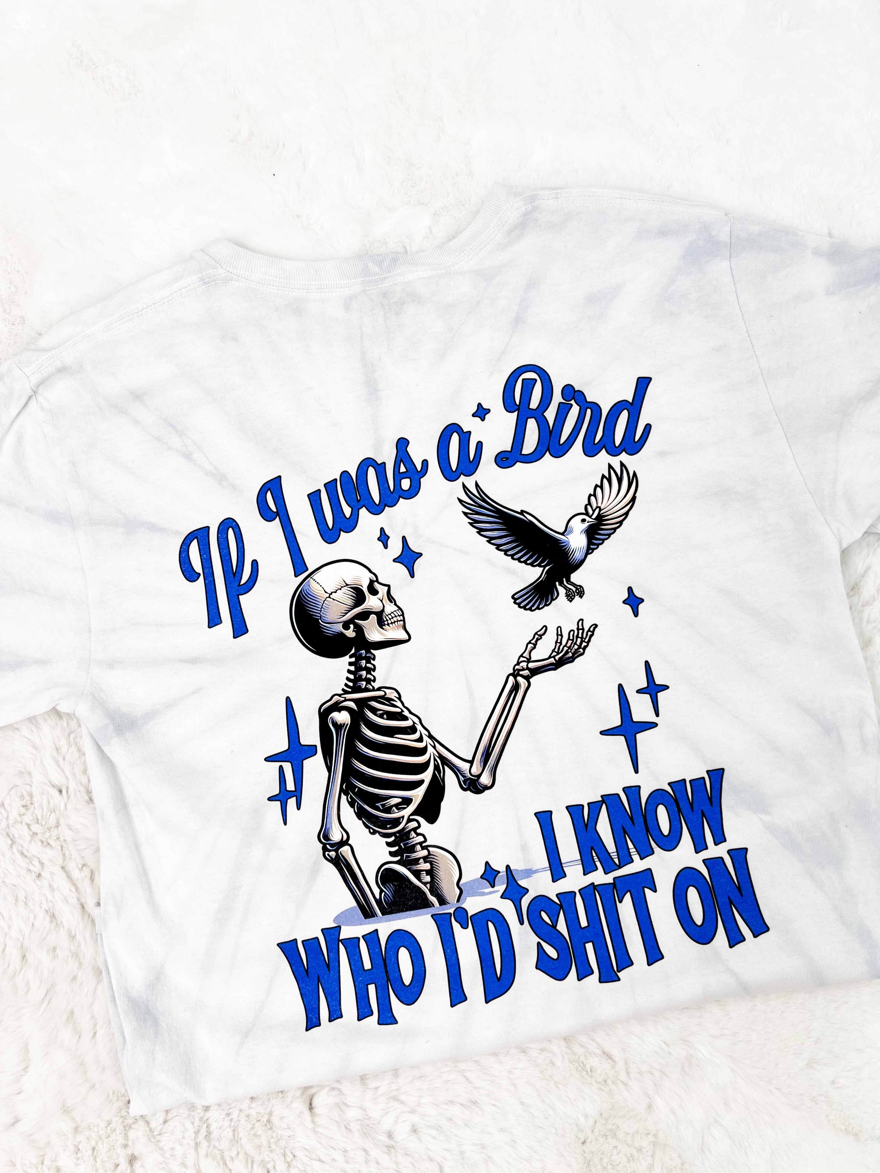 If I was a Bird Graphic Tee-130 Graphic Tees-Heathered Boho-Heathered Boho Boutique, Women's Fashion and Accessories in Palmetto, FL