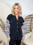 Restock: Be a Pal Shacket-200 Jackets/Shackets-White Birch-Heathered Boho Boutique, Women's Fashion and Accessories in Palmetto, FL