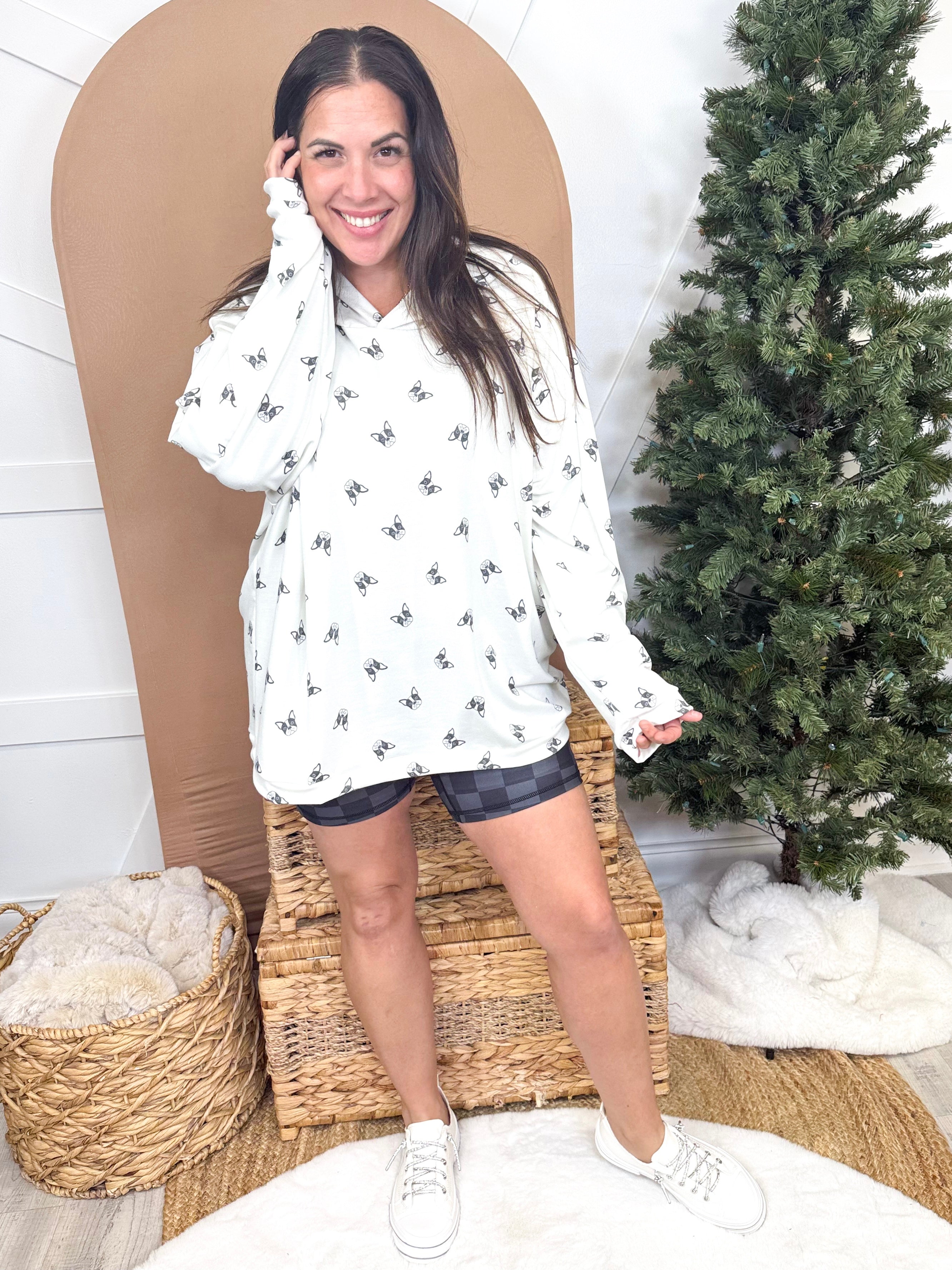 The Heather Hoodie- Frenchie-210 HOODIES-Heathered Boho-Heathered Boho Boutique, Women's Fashion and Accessories in Palmetto, FL