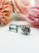 Pear Rectangle Open Ring-310 Jewelry-RM Manufacturing-Heathered Boho Boutique, Women's Fashion and Accessories in Palmetto, FL