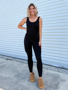 Sera Yoga Jumpsuit-230 DRESSES/JUMPSUITS/ROMPERS-Blakeley-Heathered Boho Boutique, Women's Fashion and Accessories in Palmetto, FL