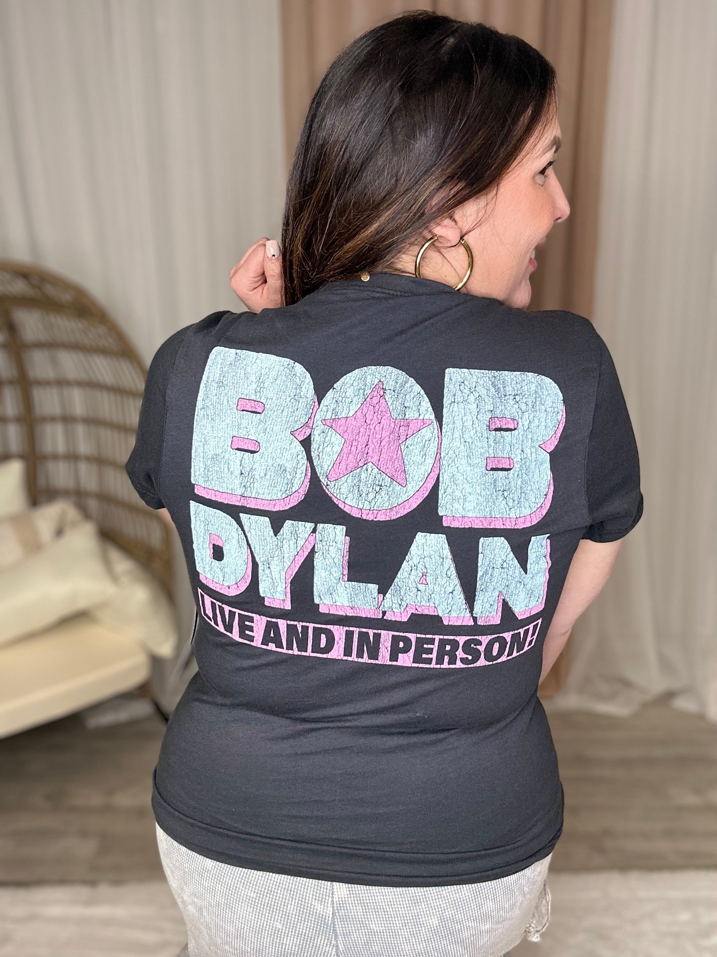 Bob Dylan Forest Hills Graphic Tee-130 Graphic Tees-Prince Peter-Heathered Boho Boutique, Women's Fashion and Accessories in Palmetto, FL