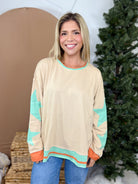 BLACK FRIDAY: Starlight Stitch Top-120 LONG SLEEVE TOPS-EASEL-Heathered Boho Boutique, Women's Fashion and Accessories in Palmetto, FL