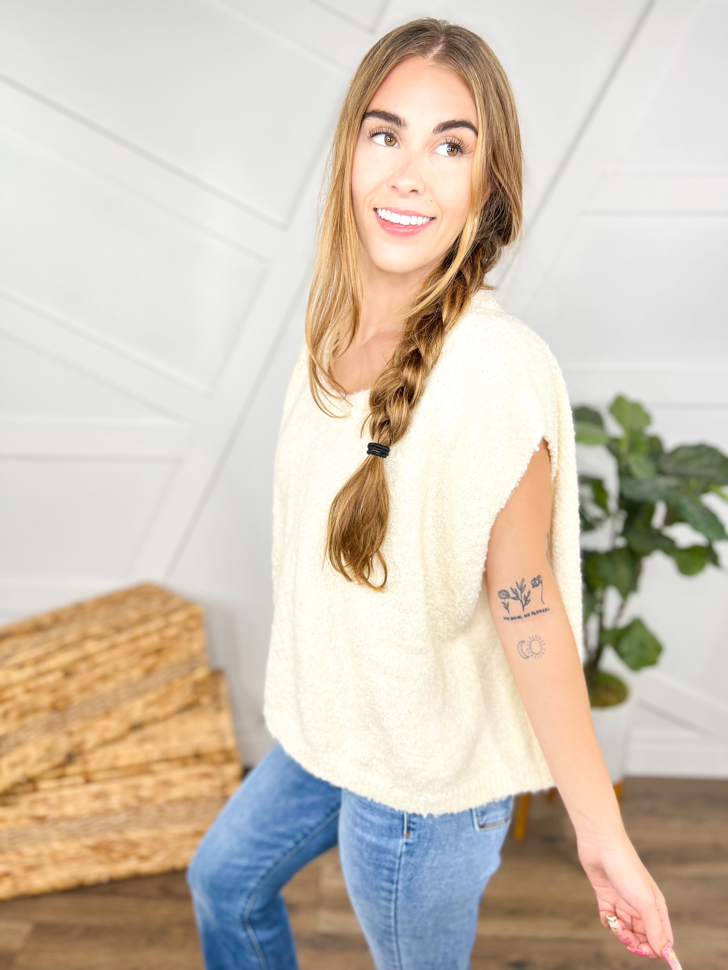 Wonderland Vest-125 Sweater-Davi & Dani-Heathered Boho Boutique, Women's Fashion and Accessories in Palmetto, FL