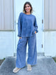 Flower Power Mineral Wash Pullover