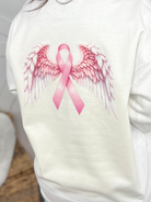 BCA Angel Wings Graphic Sweatshirt - White-125 Sweater-Heathered Boho-Heathered Boho Boutique, Women's Fashion and Accessories in Palmetto, FL