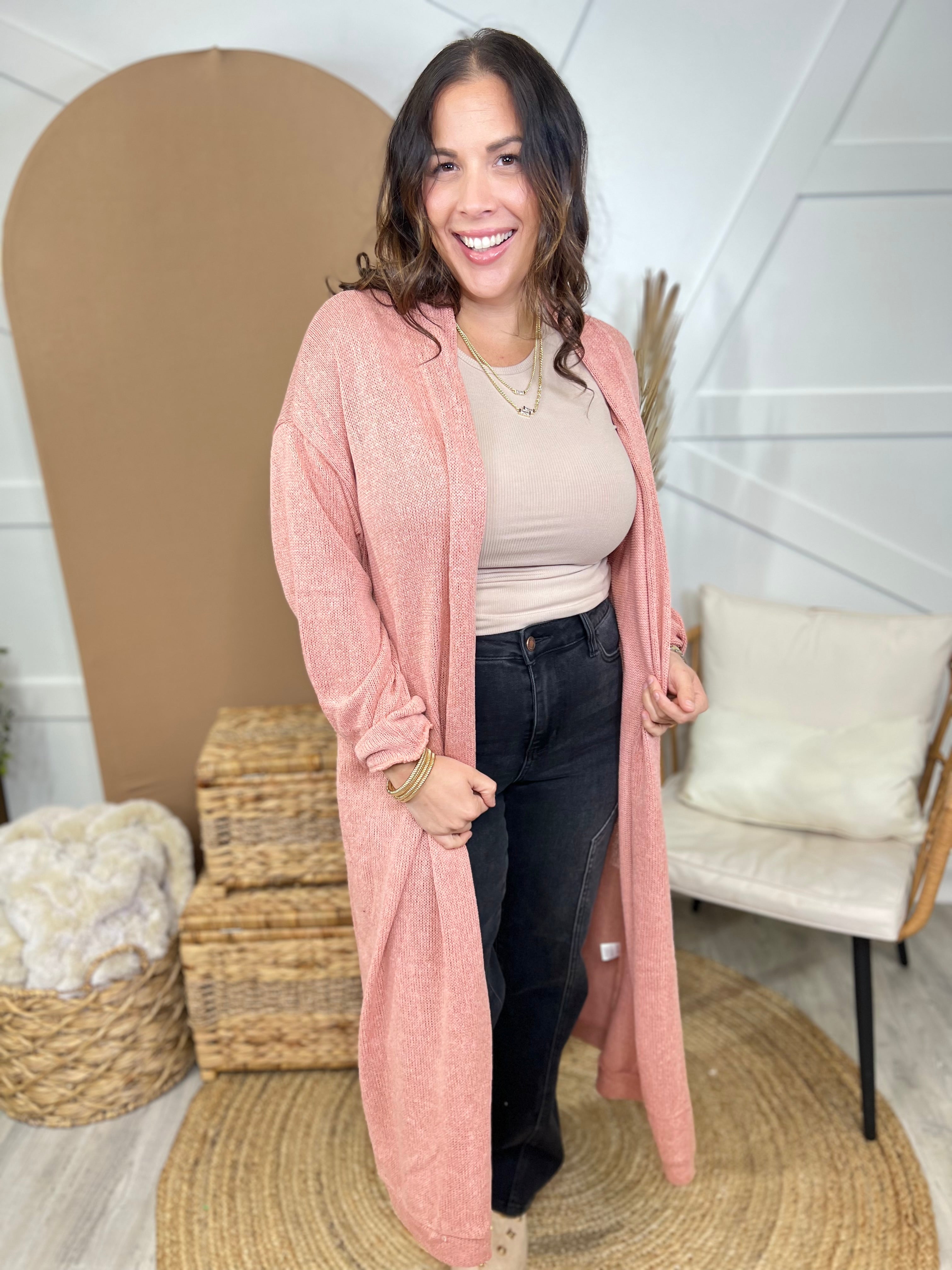Hideaway Cardigan-220 Cardigans/ Kimonos-DEAR SCARLETT-Heathered Boho Boutique, Women's Fashion and Accessories in Palmetto, FL