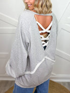 RESTOCK : Got Your Back Long Sleeve Top-120 Long Sleeve Tops-Pol-Heathered Boho Boutique, Women's Fashion and Accessories in Palmetto, FL