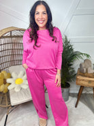 Restock: Margo Top-120 LONG SLEEVE TOPS-Charlotte Avery-Heathered Boho Boutique, Women's Fashion and Accessories in Palmetto, FL