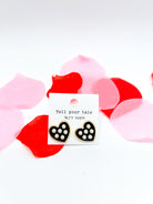 Pearled Heart Earrings-310 Jewelry-Leemode-Heathered Boho Boutique, Women's Fashion and Accessories in Palmetto, FL