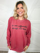 Not Caffeinated Enough Graphic Long Sleeve-130 Graphic Tees-Heathered Boho-Heathered Boho Boutique, Women's Fashion and Accessories in Palmetto, FL