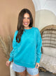 Restock: Picked Just for You Pullover-120 LONG SLEEVE TOPS-ZENANA-Heathered Boho Boutique, Women's Fashion and Accessories in Palmetto, FL
